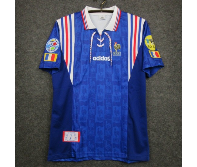 France 1996 Home Retro Jersey