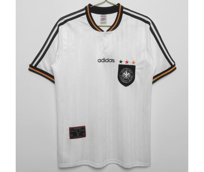 Germany UEFA EURO 1996 Home Retro Jersey