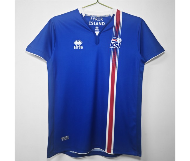 Iceland 2016-2017 Home Retro Jersey