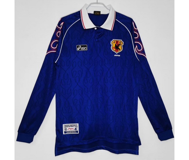 Japan 1998 Long Sleeve Home Retro Jersey