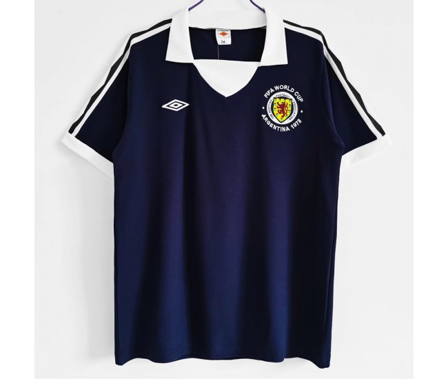 Scotland 1978 Home Retro Jersey