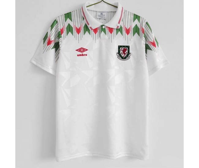 Wales 1990-1992 Away Retro Jersey