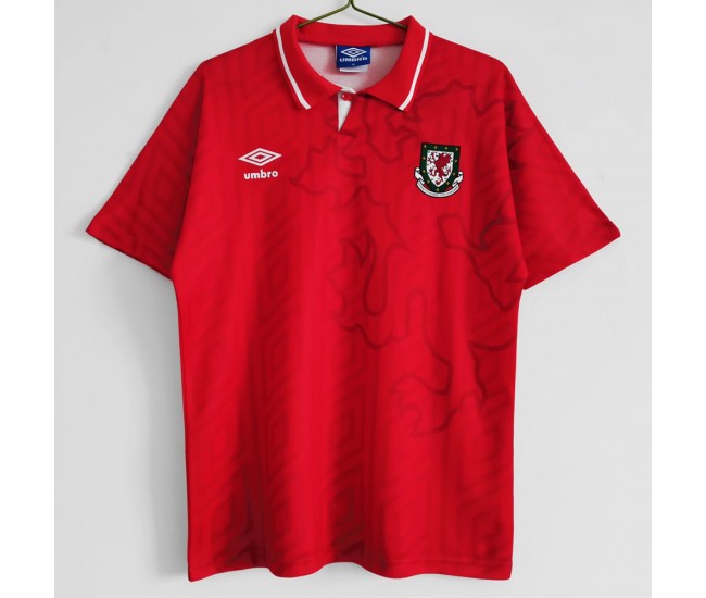 Wales 1992-1994 Home Retro Jersey